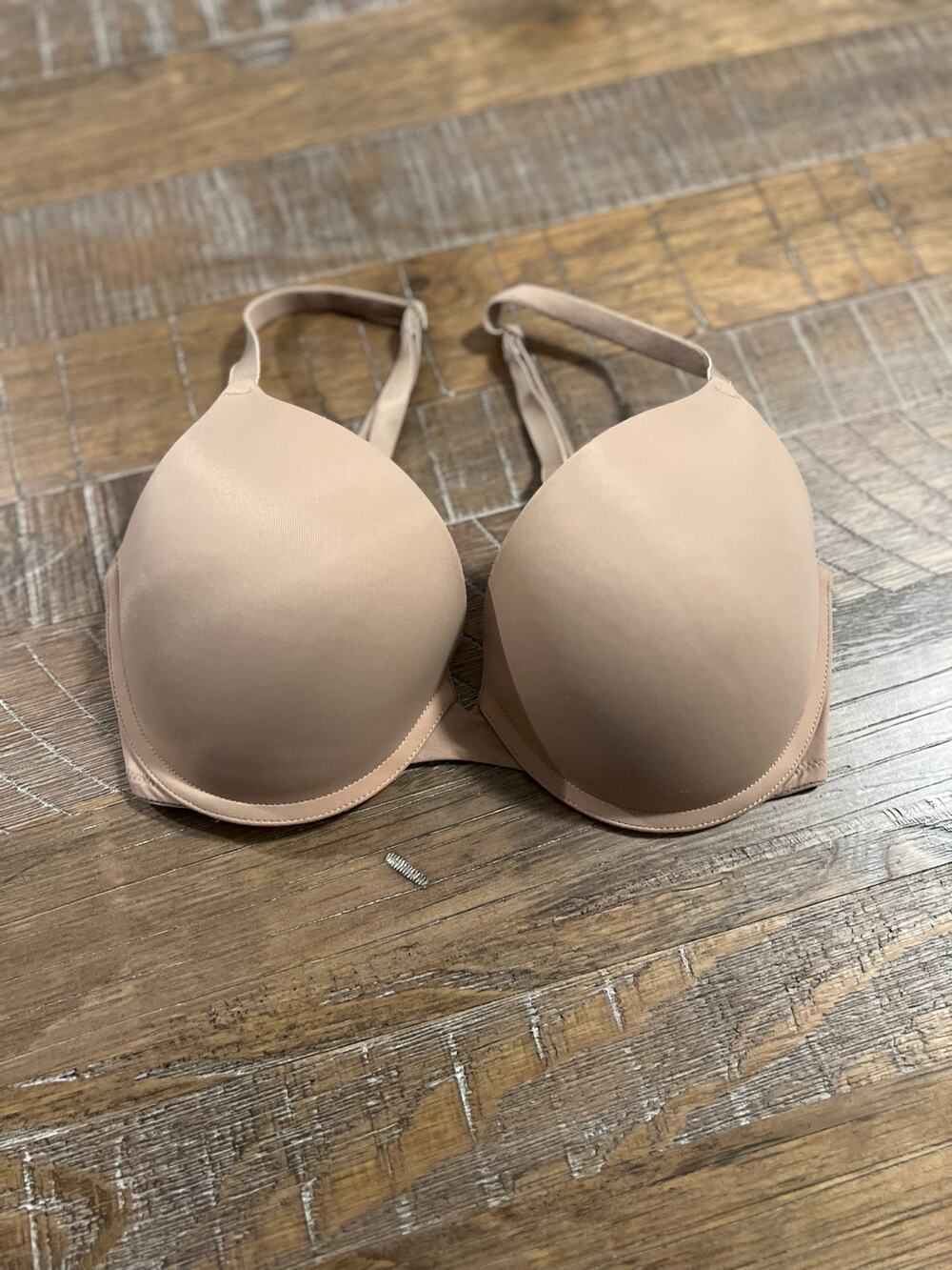 Victoria's Secret PINK Wear Everywhere Push-Up Bra 32DD Padded Cross Back Straps